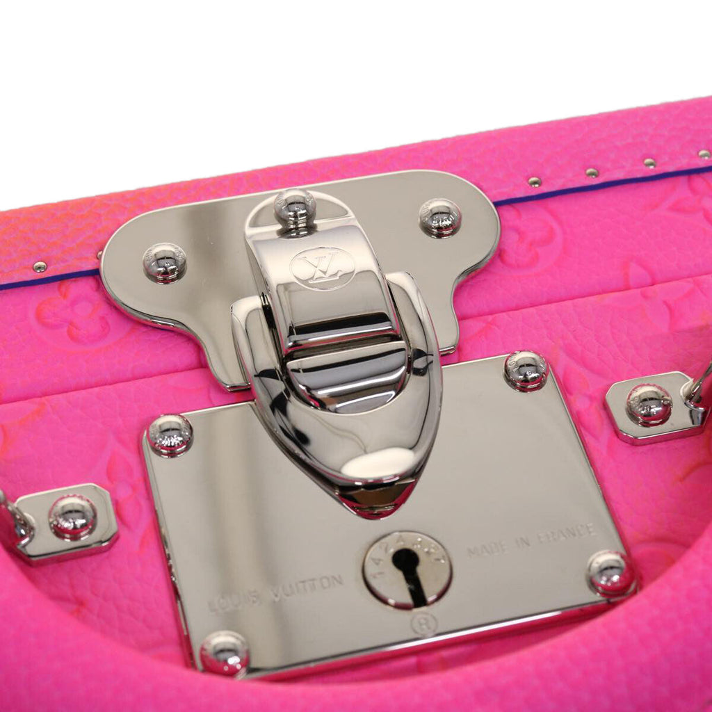 Louis Vuitton Cotteville Trunk Limited Edition Illusion Monogram Taurillon Leather Multicolour Pvc Bag (Pre-Owned)