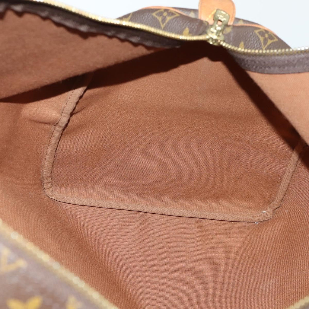 Louis Vuitton Keepall Bag Monogram Canvas Brown Canvas Travel Bag Bag (Pre-Owned)