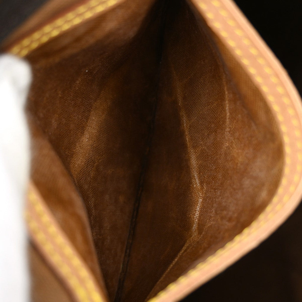 Louis Vuitton Speedy Handbag Monogram Canvas Brown Canvas,Leather Handbag (Pre-Owned)