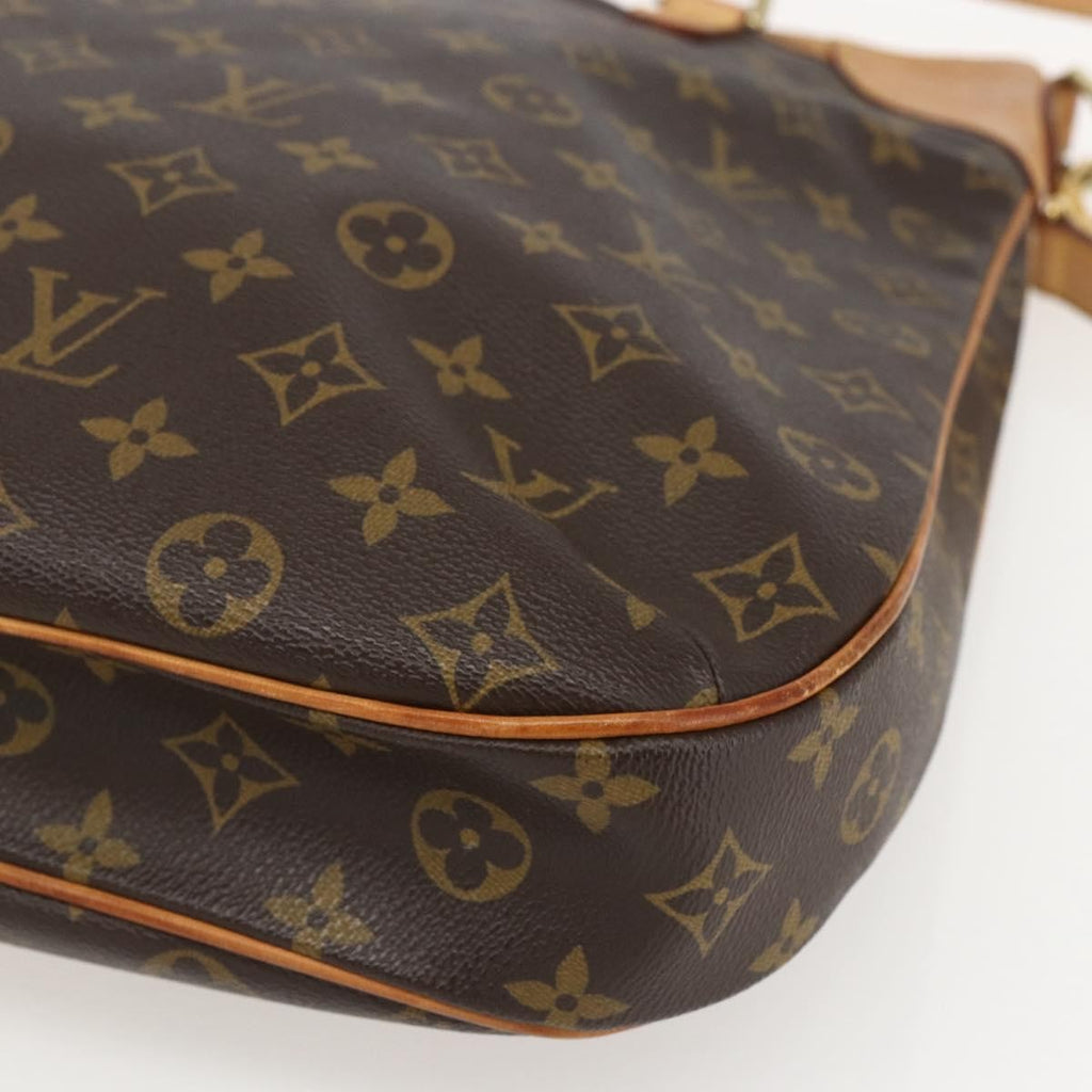 Louis Vuitton Odeon Handbag Monogram Canvas Brown Canvas Shoulder Bag Bag (Pre-Owned)