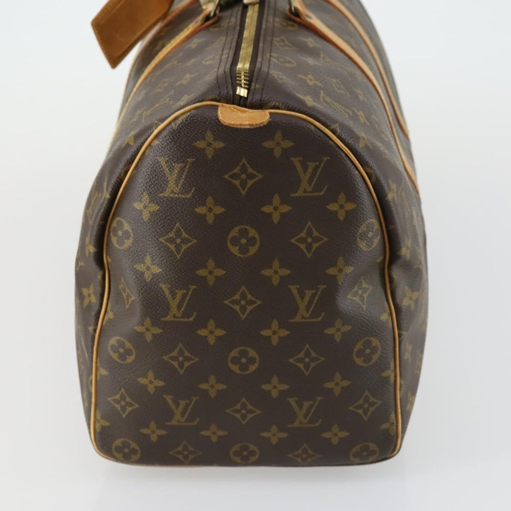 Louis Vuitton Keepall Bag Monogram Canvas Brown Canvas Travel Bag Bag (Pre-Owned)