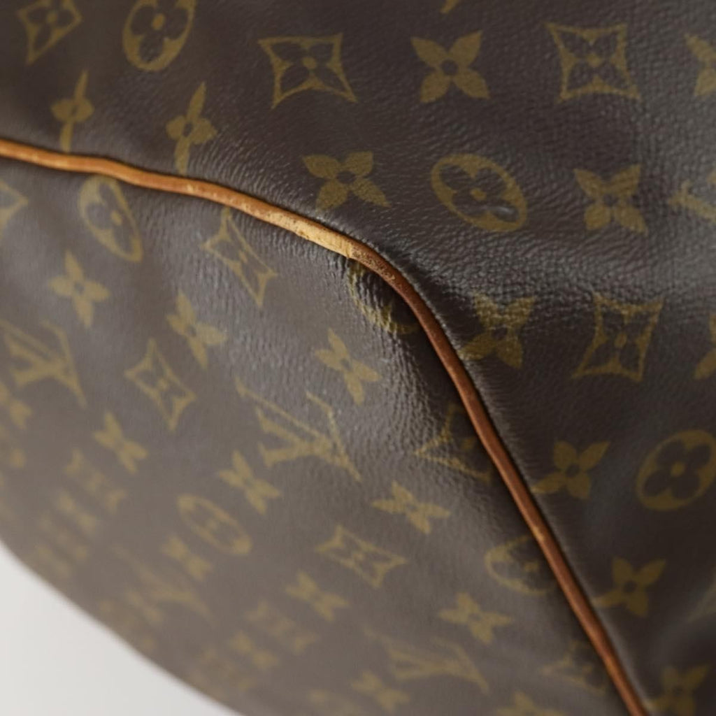 Louis Vuitton Keepall Bag Monogram Canvas Brown Canvas Travel Bag Bag (Pre-Owned)