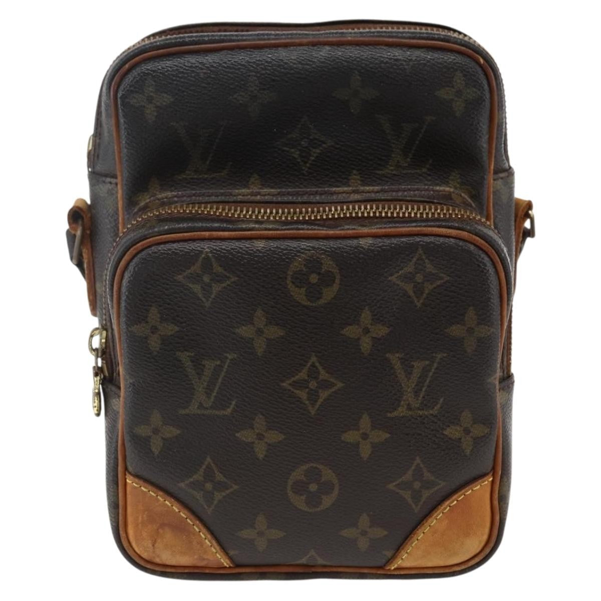 Louis Vuitton Amazone Bag Monogram Canvas Brown Canvas Shoulder Bag Bag (Pre-Owned)