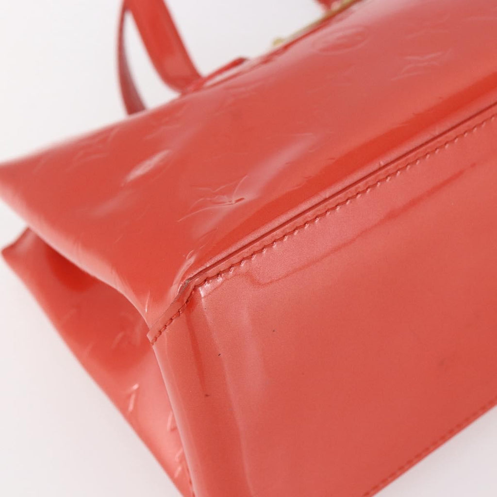 Louis Vuitton Wilshire Handbag Monogram Vernis Orange Patent_Leather Tote Bag Bag (Pre-Owned)