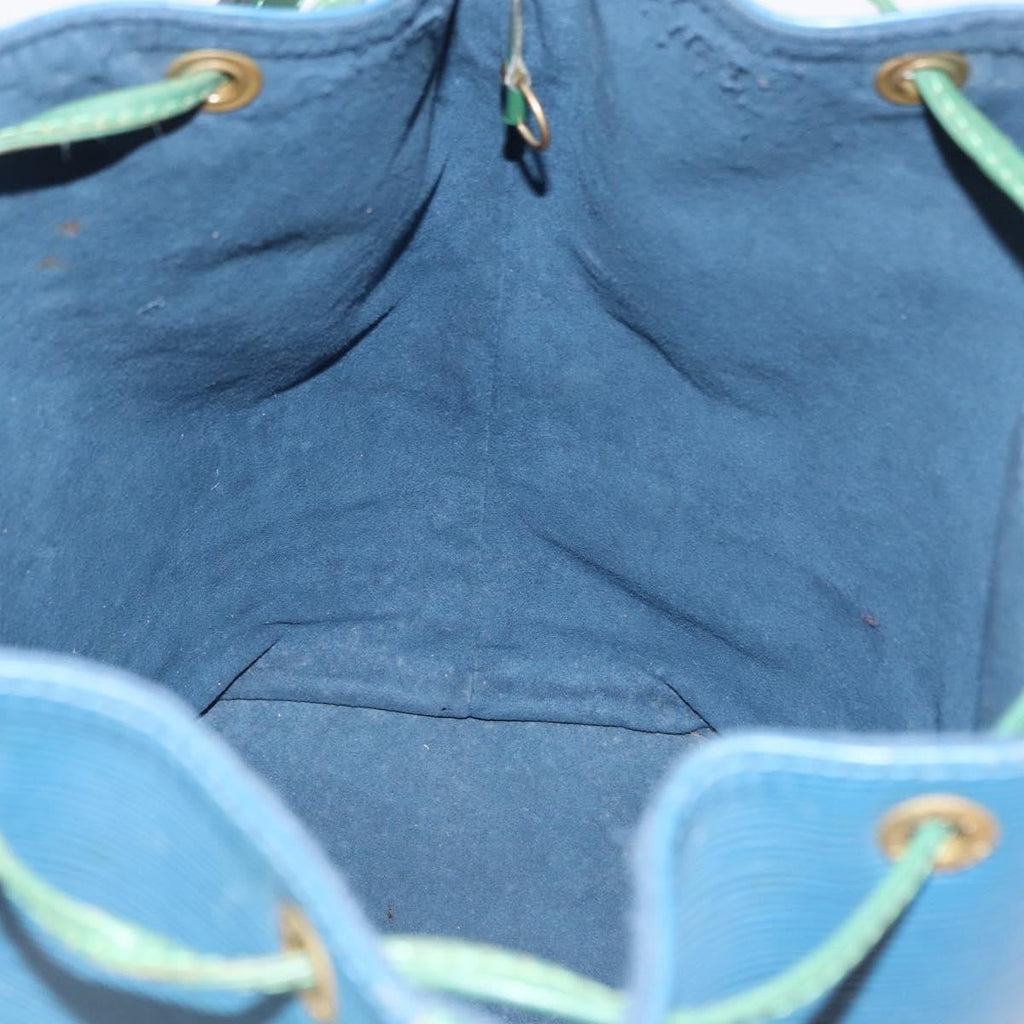 Louis Vuitton Bicolor Noe Handbag Epi Leather Blue Leather Shoulder Bag Bag (Pre-Owned)