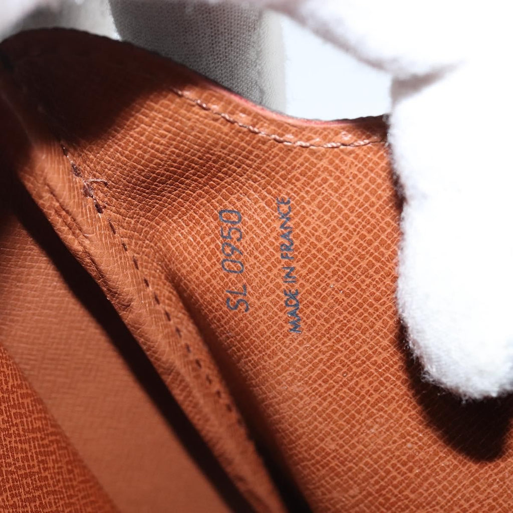 Louis Vuitton Cartouchiere Handbag Monogram Canvas Brown Canvas Shoulder Bag Bag (Pre-Owned)