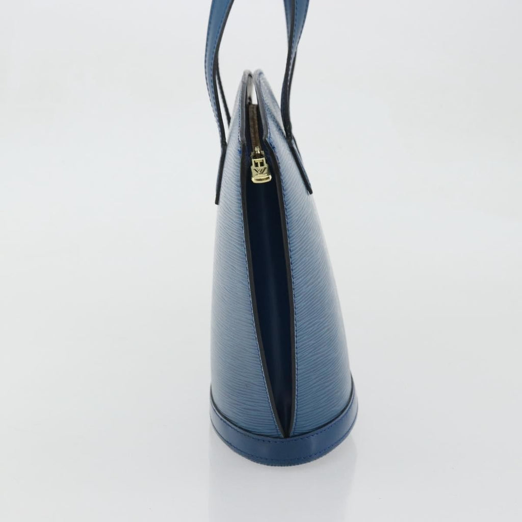 Louis Vuitton Saint Jacques Handbag Epi Leather Blue Leather Handbag (Pre-Owned)