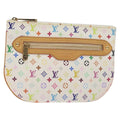 Louis Vuitton Pochette Gm Monogram Multicolor White Canvas Clutche & Pouche Bag (Pre-Owned)