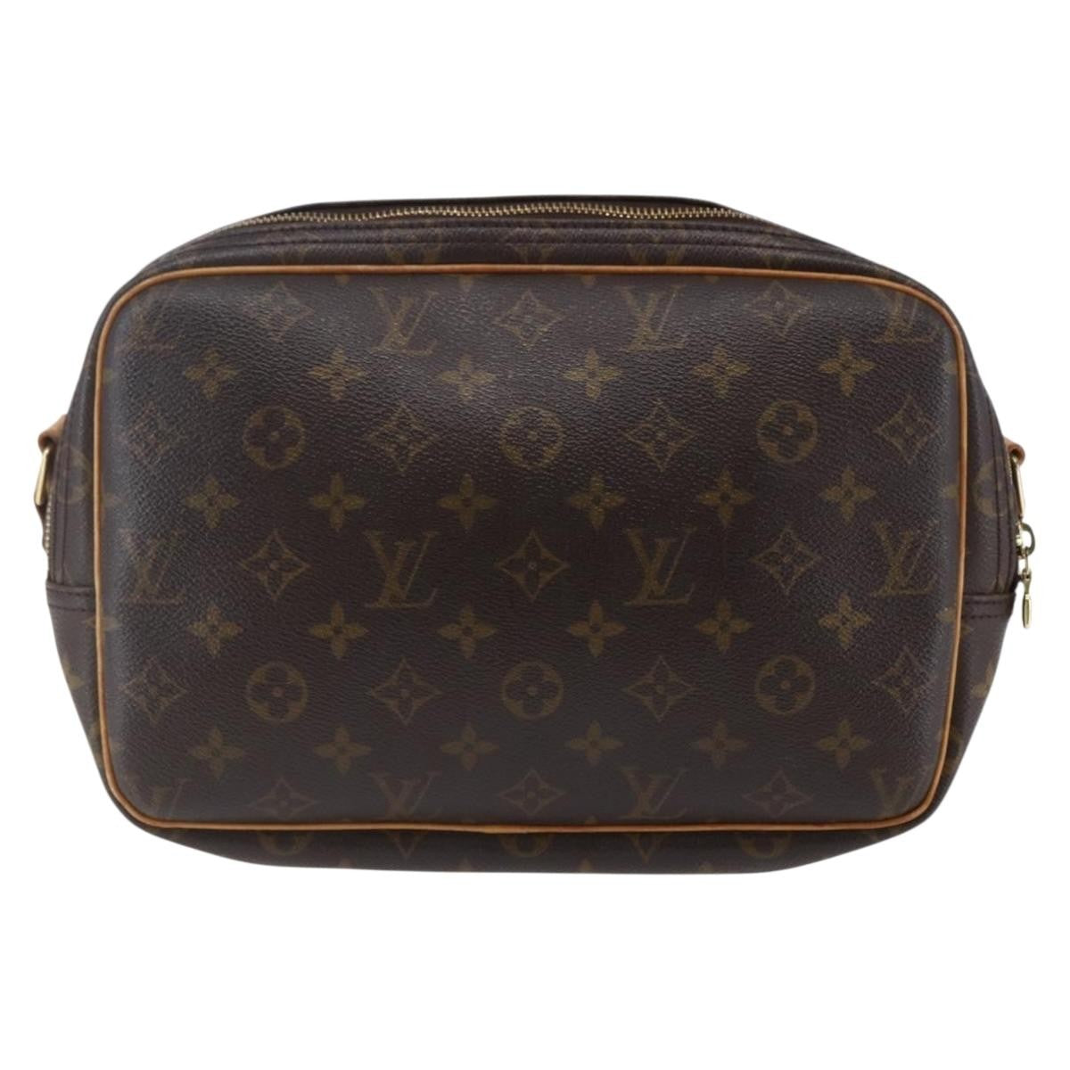 Louis Vuitton Reporter Bag Monogram Canvas Brown Canvas Bag (Pre-Owned)