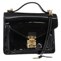 Louis Vuitton Monceau Handbag Vernis Black Patent_Leather Handbag (Pre-Owned)