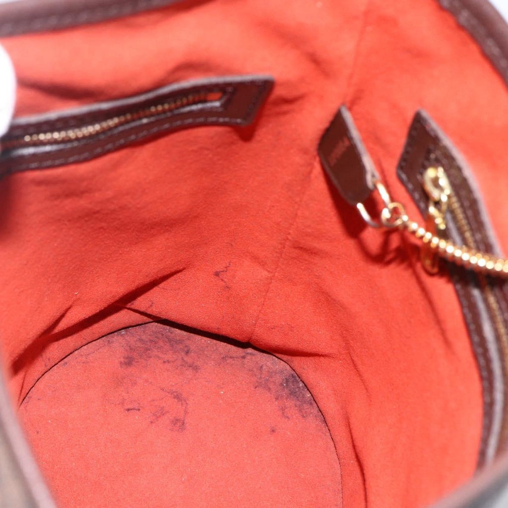Louis Vuitton Marais Bucket Bag Damier Brown Canvas Shoulder Bag Bag (Pre-Owned)