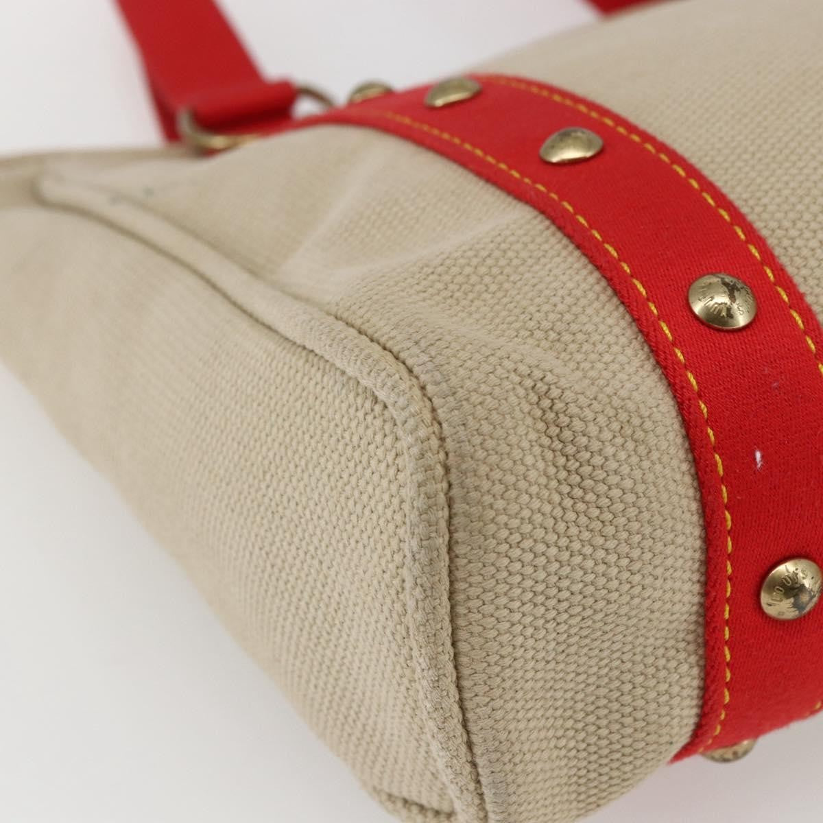 Louis Vuitton Antigua Tote Canvas Beige Canvas Tote Bag Bag (Pre-Owned)