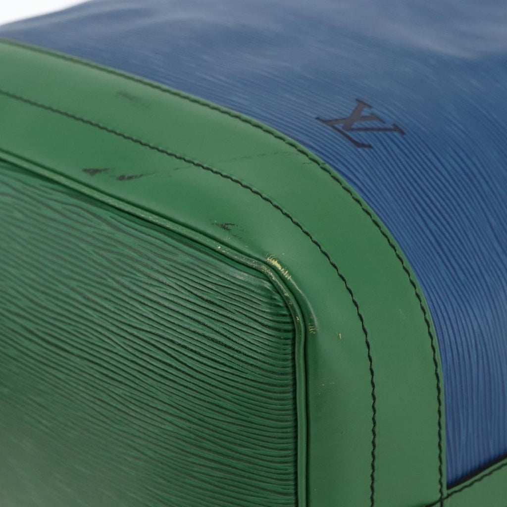 Louis Vuitton Bicolor Noe Handbag Epi Leather Blue Leather Shoulder Bag Bag (Pre-Owned)