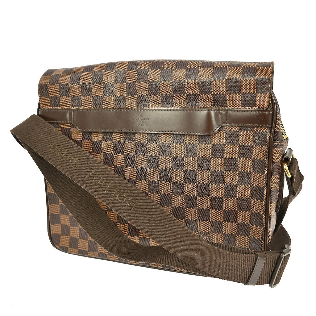 Louis Vuitton Shelton Messenger Bag Damier Brown Canvas Shoulder Bag Bag (Pre-Owned)