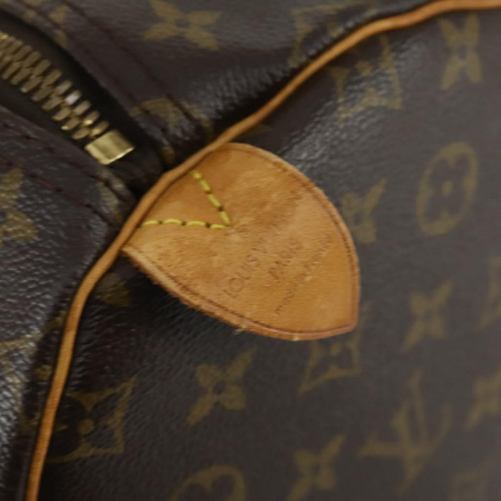 Louis Vuitton Keepall Bag Monogram Canvas Brown Canvas Travel Bag Bag (Pre-Owned)