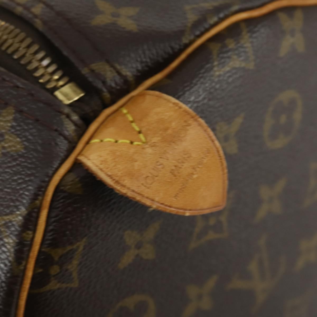 Louis Vuitton Keepall Bag Monogram Canvas Brown Canvas Travel Bag Bag (Pre-Owned)