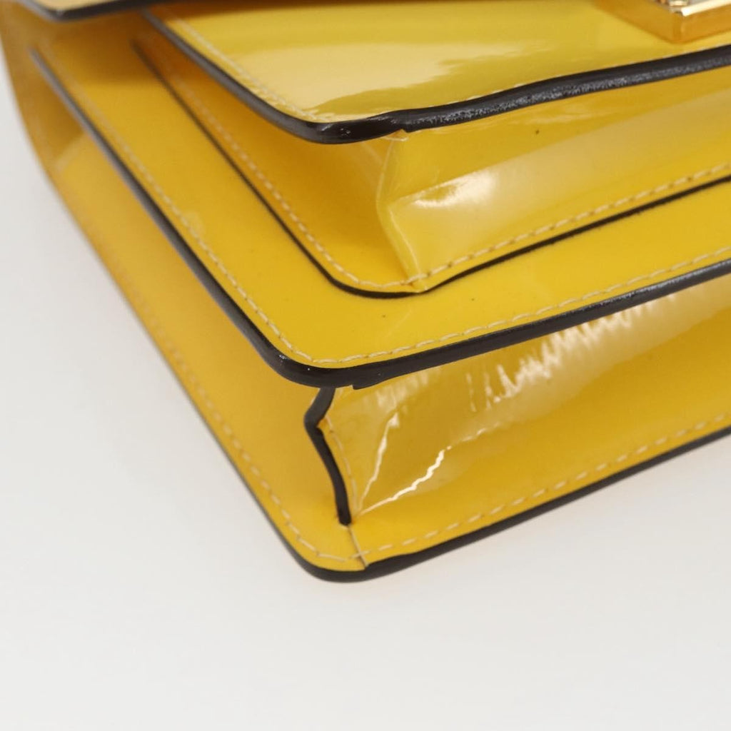 Louis Vuitton Monceau Handbag Vernis Yellow Patent_Leather Handbag (Pre-Owned)
