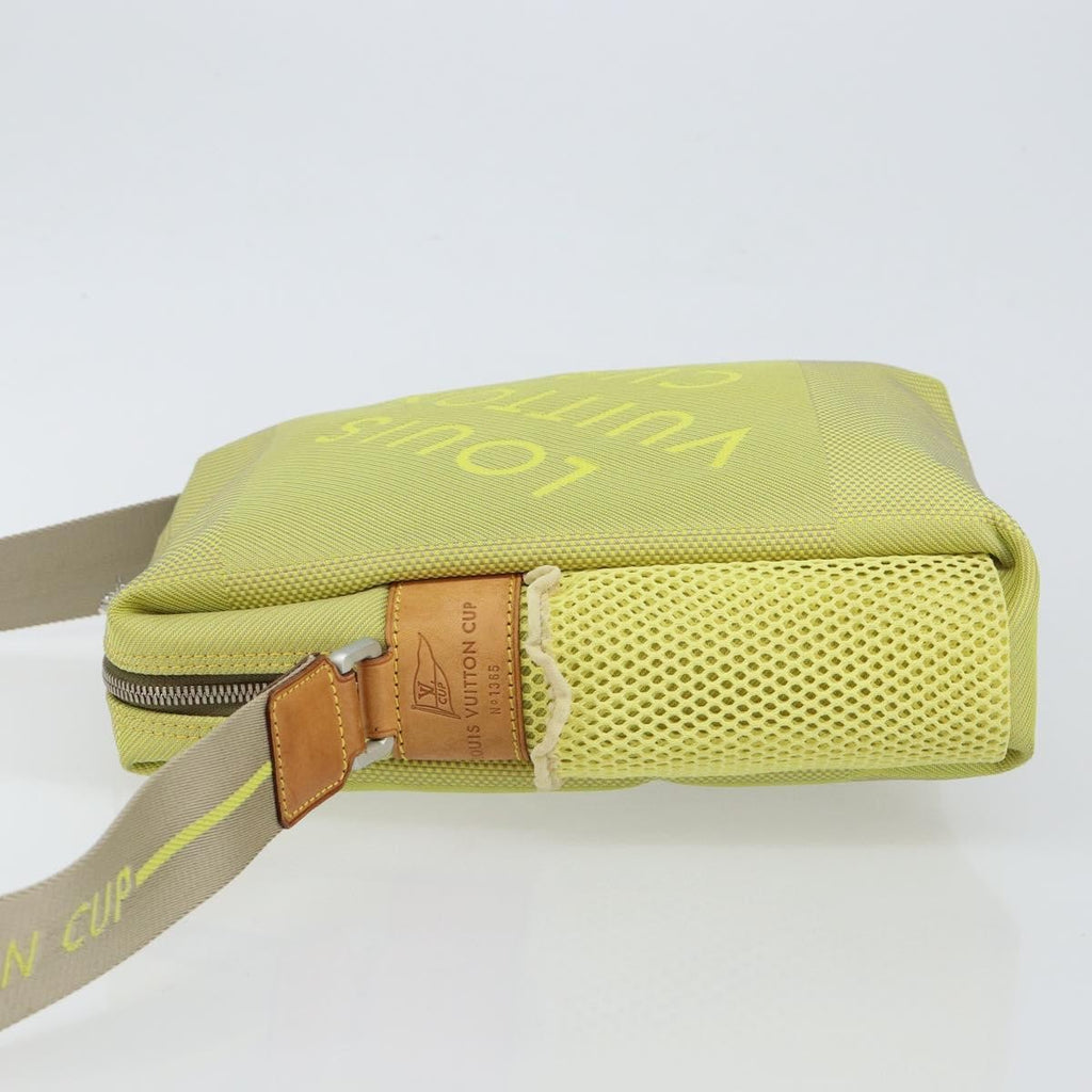 Louis Vuitton Cup Weathery Bag Damier Geant Canvas Yellow Canvas Shoulder Bag Bag (Pre-Owned)