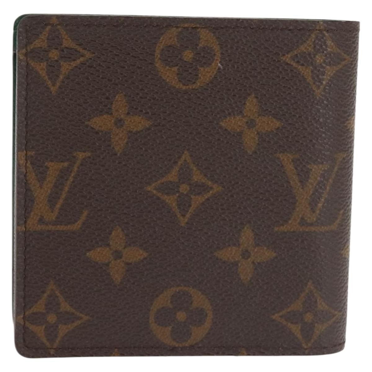 Louis Vuitton Marco Wallet Monogram Canvas Brown Canvas Wallets Accessory (Pre-Owned)