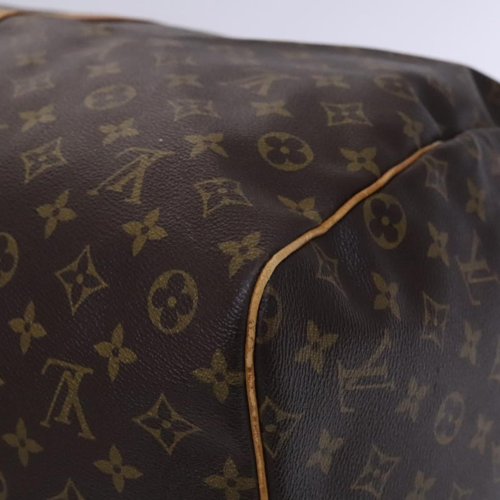 Louis Vuitton Keepall Bag Monogram Canvas Brown Canvas Travel Bag Bag (Pre-Owned)