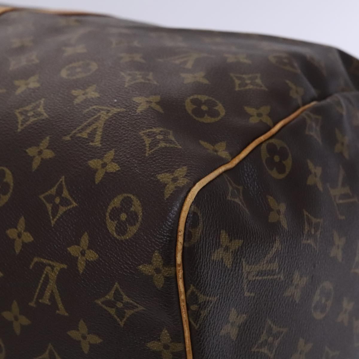 Louis Vuitton Keepall Bag Monogram Canvas Brown Canvas Travel Bag Bag (Pre-Owned)