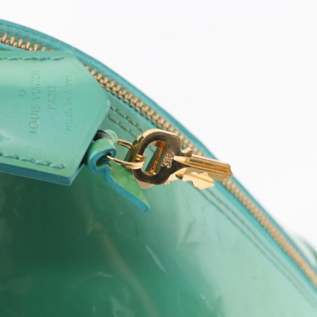 Louis Vuitton Alma Handbag Patent Leather Blue Patent_Leather Handbag (Pre-Owned)