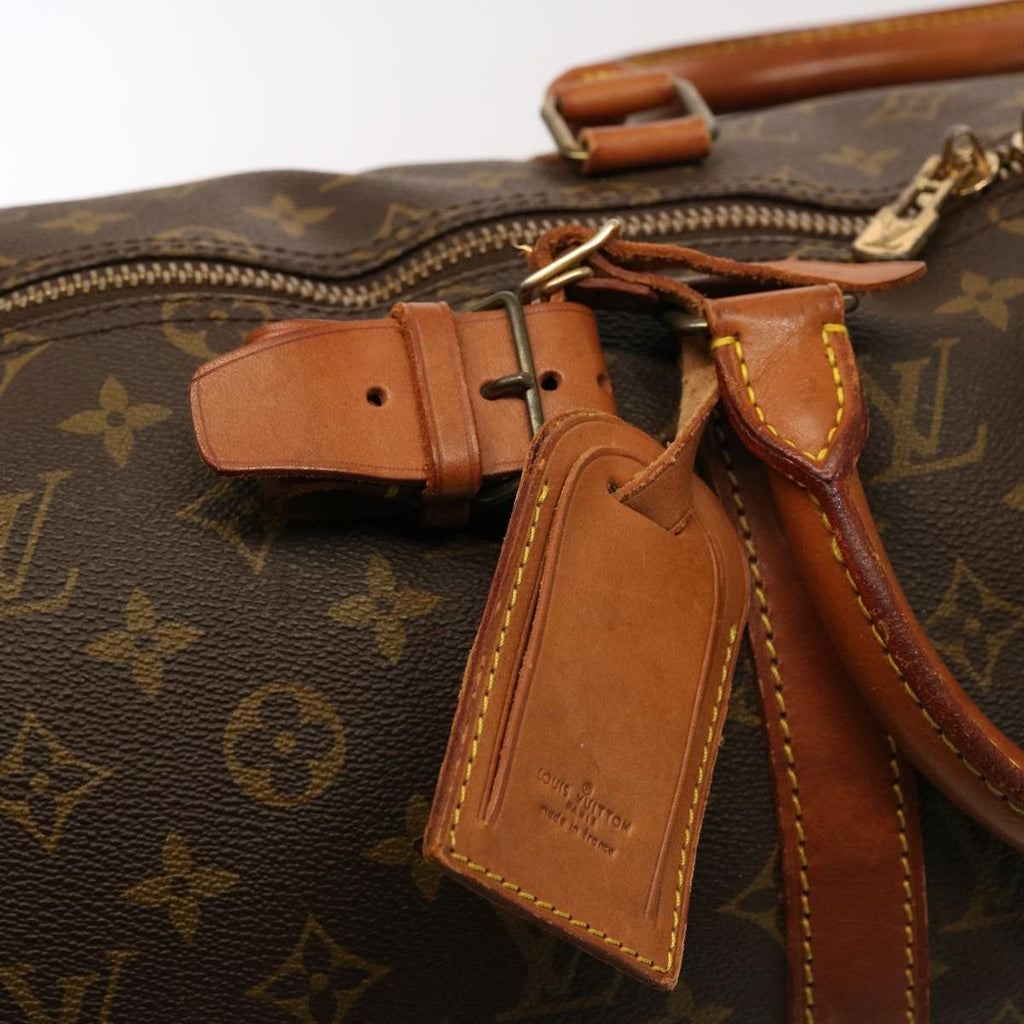 Louis Vuitton Keepall Bag Monogram Canvas Brown Canvas Travel Bag Bag (Pre-Owned)