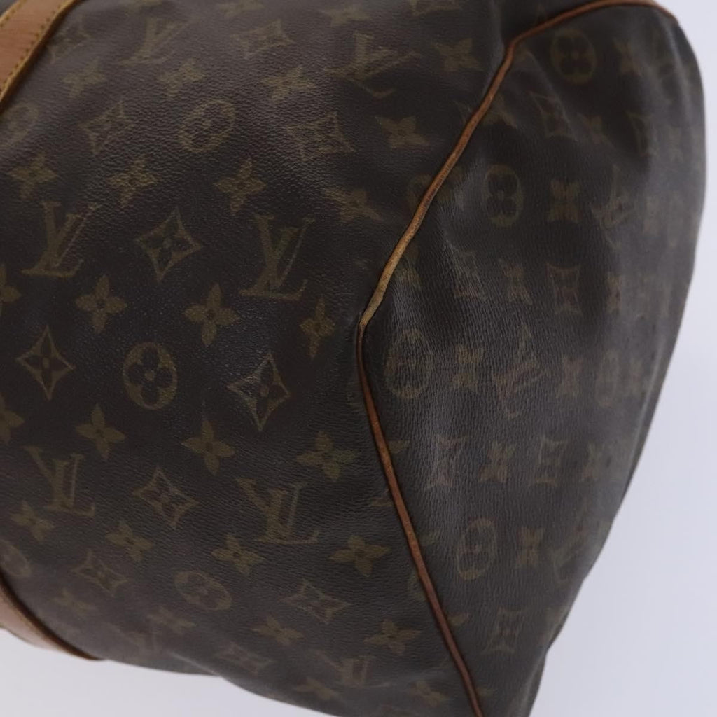 Louis Vuitton Keepall Bag Monogram Canvas Brown Canvas Travel Bag Bag (Pre-Owned)