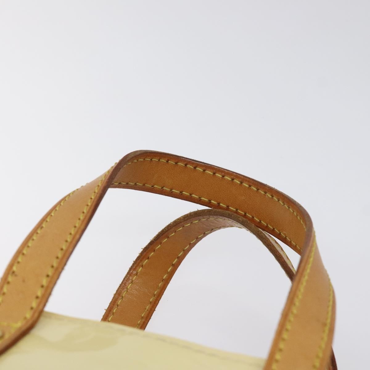 Louis Vuitton Reade Handbag Monogram Vernis Beige Patent_Leather Bag (Pre-Owned)