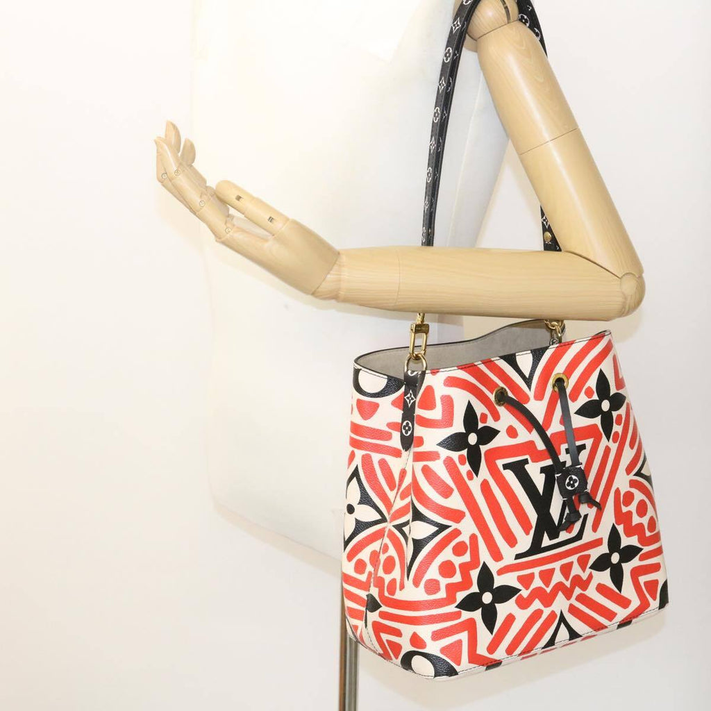Louis Vuitton Neonoe Handbag Limited Edition Crafty Monogram Giant Red Canvas Bag (Pre-Owned)