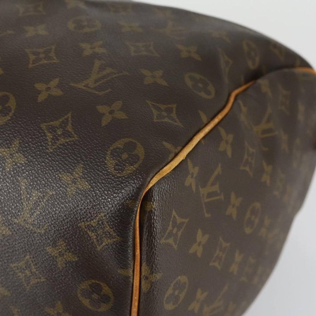 Louis Vuitton Keepall Bag Monogram Canvas Brown Canvas Travel Bag Bag (Pre-Owned)