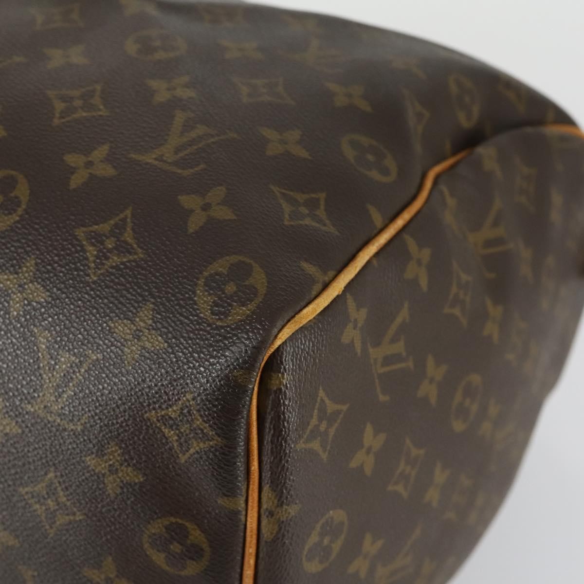 Louis Vuitton Keepall Bag Monogram Canvas Brown Canvas Travel Bag Bag (Pre-Owned)