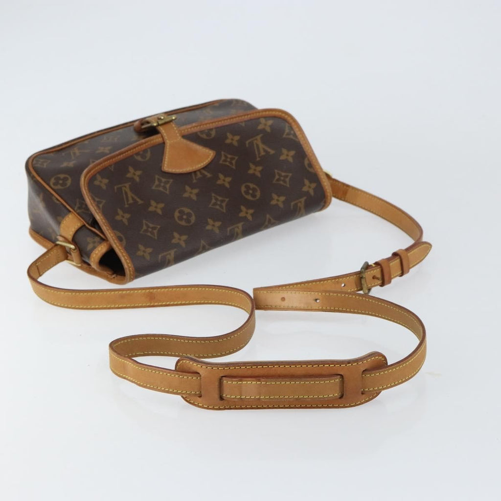 Louis Vuitton Sologne Handbag Monogram Canvas Brown Canvas Shoulder Bag Bag (Pre-Owned)