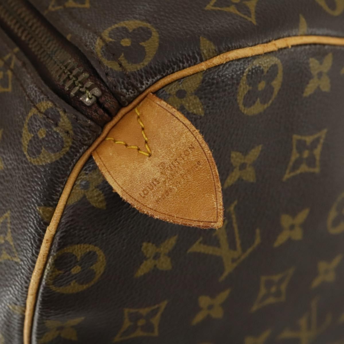 Louis Vuitton Keepall Bag Monogram Canvas Brown Canvas Travel Bag Bag (Pre-Owned)