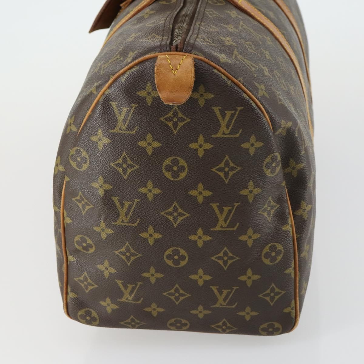 Louis Vuitton Keepall Bag Monogram Canvas Brown Canvas Travel Bag Bag (Pre-Owned)