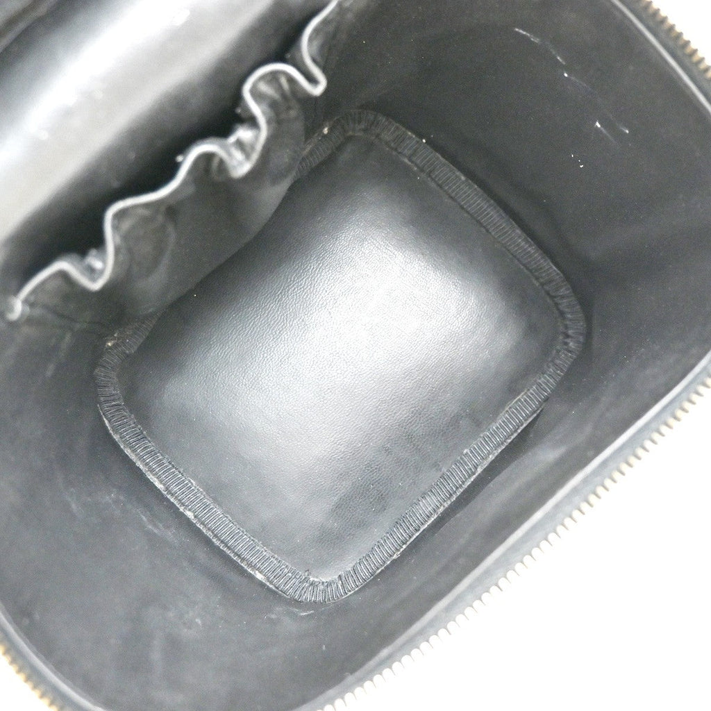 Chanel Vintage Timeless Cosmetic Case Caviar Black Leather Clutche & Pouche Bag (Pre-Owned)