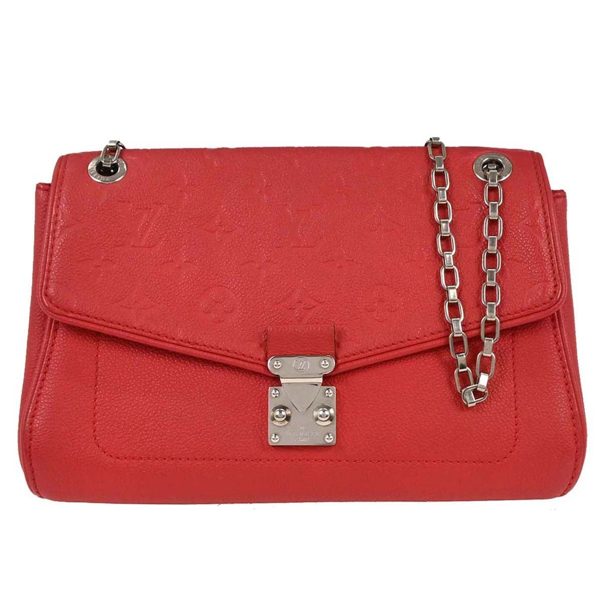 Louis Vuitton Saint Germain Handbag Monogram Empreinte Leather Pink Leather Shoulder Bag Bag (Pre-Owned)