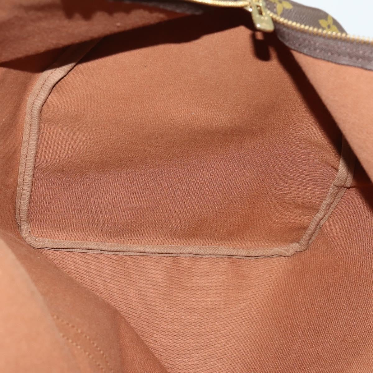 Louis Vuitton Keepall Bag Monogram Canvas Brown Canvas Travel Bag Bag (Pre-Owned)