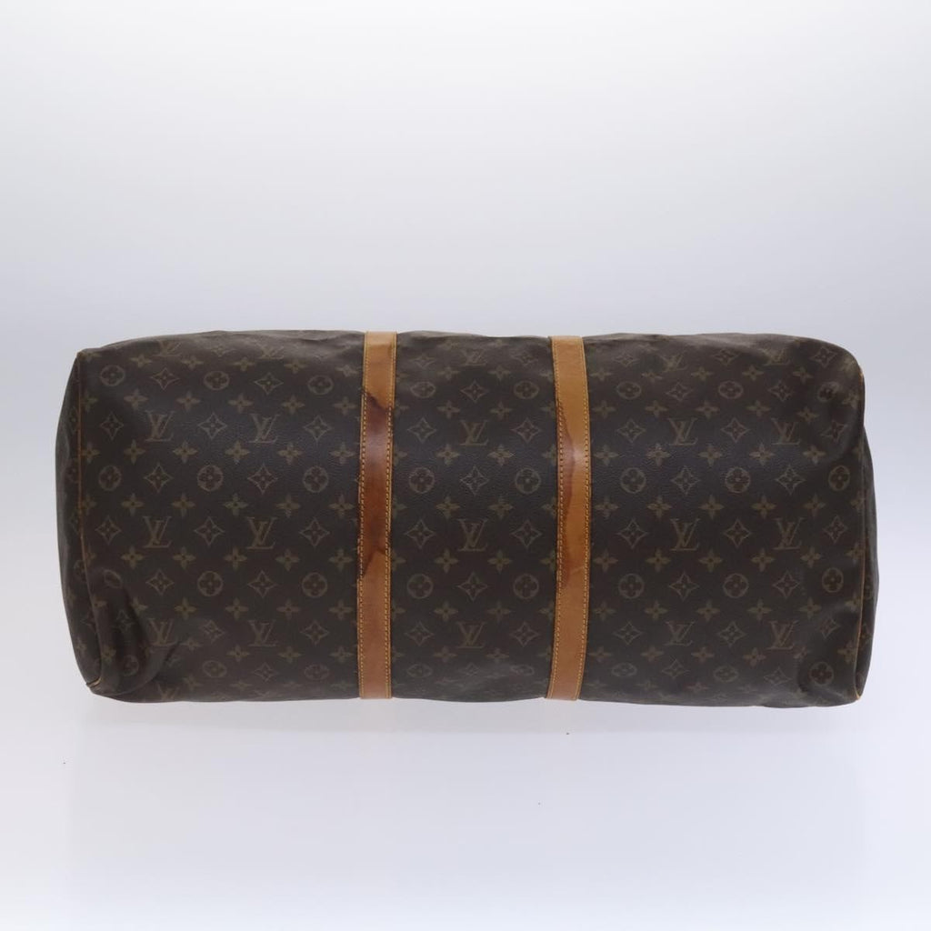 Louis Vuitton Keepall Bag Monogram Canvas Brown Canvas Travel Bag Bag (Pre-Owned)
