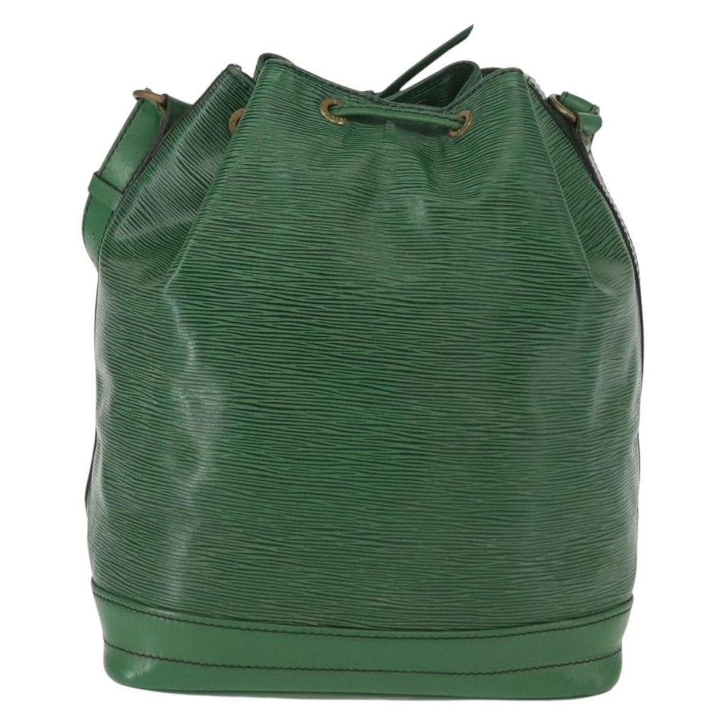 Louis Vuitton Noe Handbag Epi Leather Green Leather Shoulder Bag Bag (Pre-Owned)