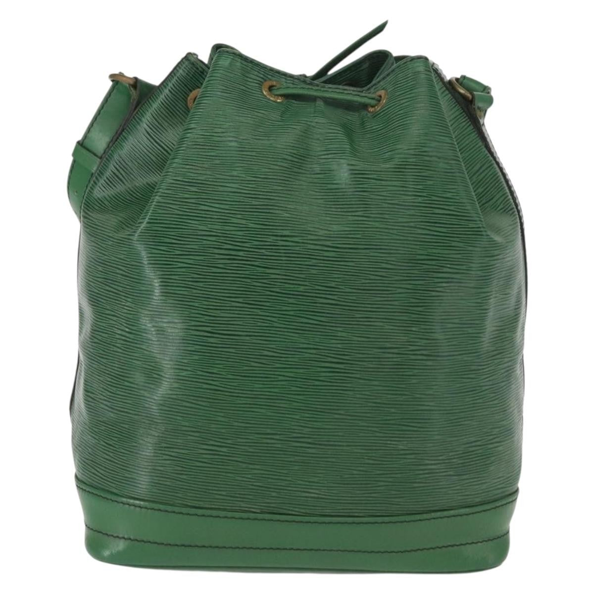 Louis Vuitton Noe Handbag Epi Leather Green Leather Shoulder Bag Bag (Pre-Owned)