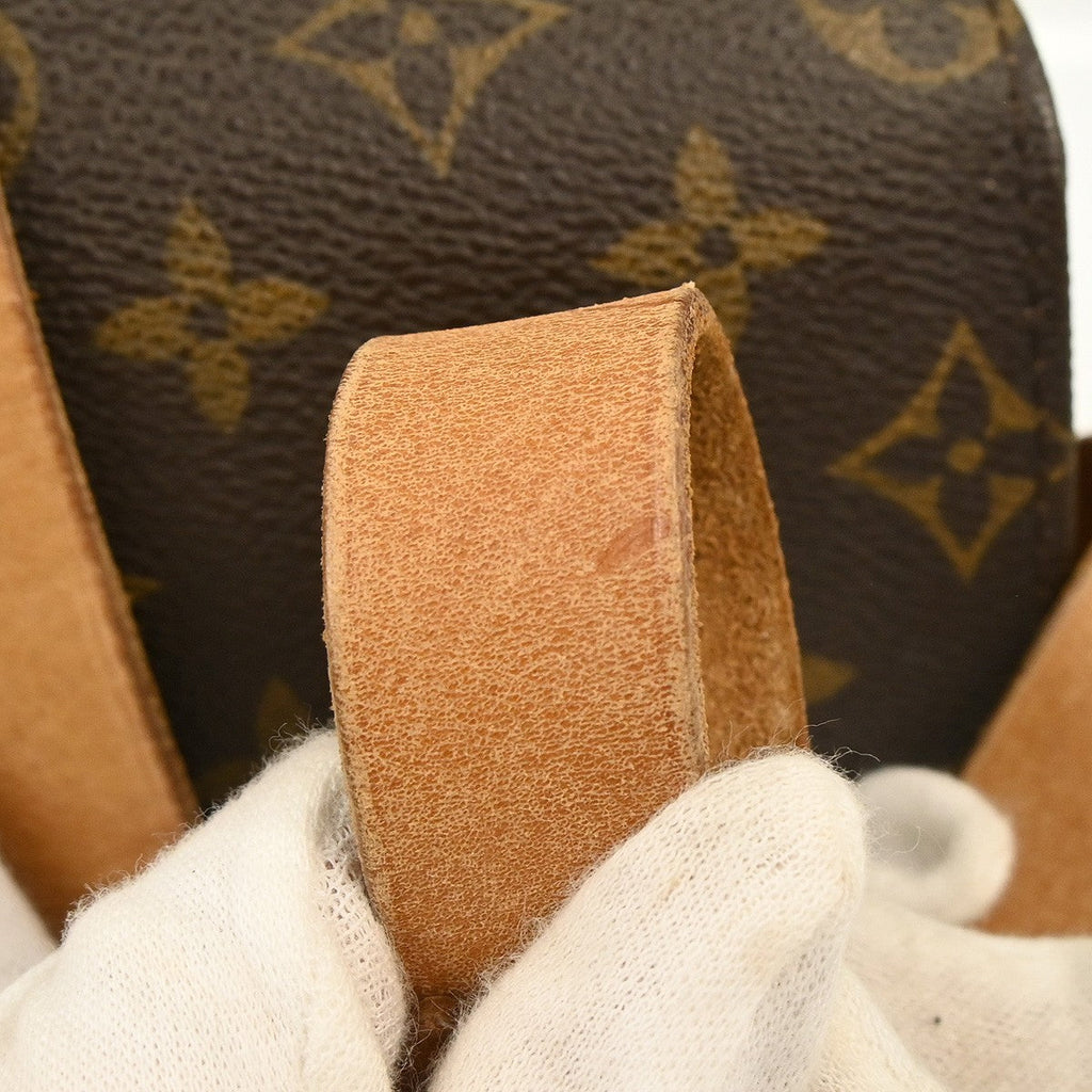 Louis Vuitton Cartouchiere Handbag Monogram Canvas Brown Canvas Shoulder Bag Bag (Pre-Owned)