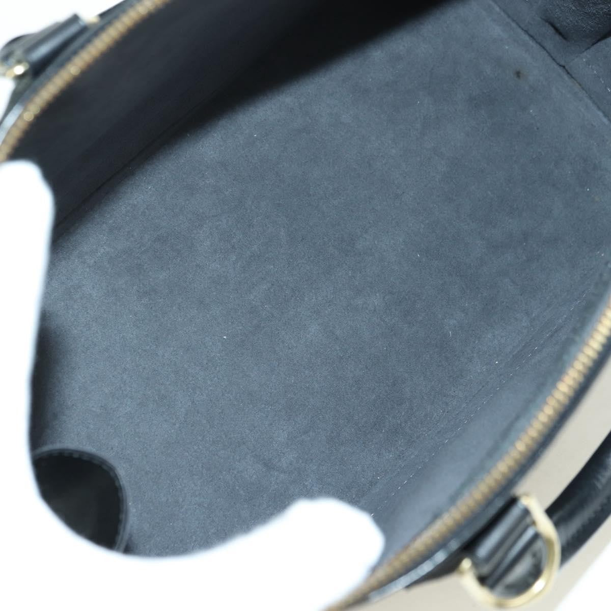 Louis Vuitton Alma Handbag Epi Leather Black Leather Handbag (Pre-Owned)