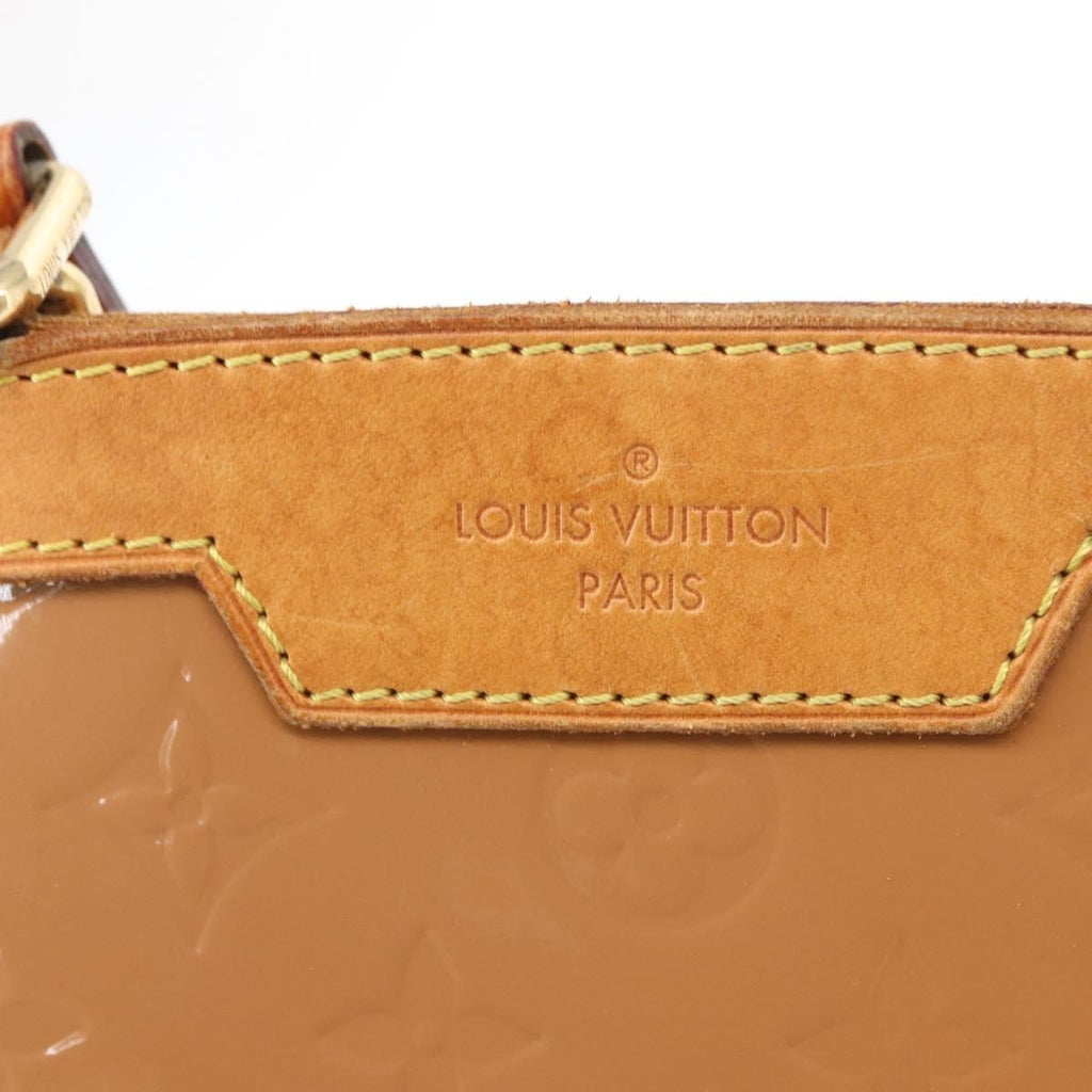 Louis Vuitton Brea Handbag Monogram Vernis Brown Patent_Leather Handbag (Pre-Owned)