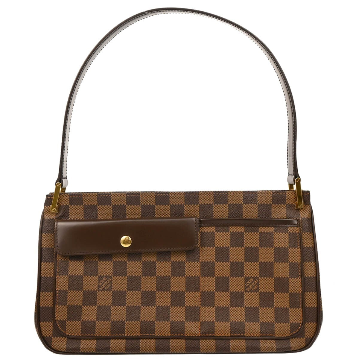 Louis Vuitton Aubagne Bag Damier Brown Canvas Handbag (Pre-Owned)