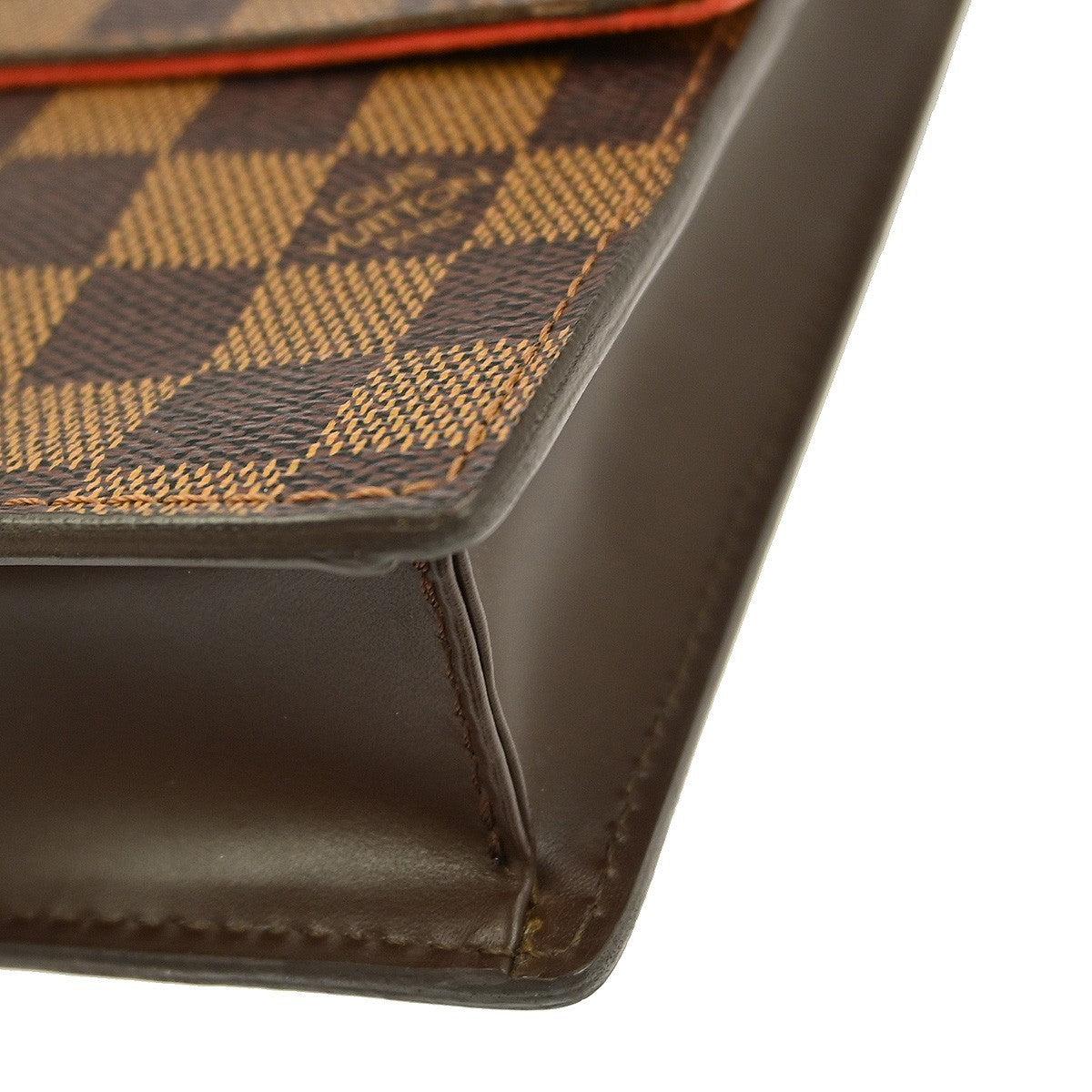 Louis Vuitton Portobello Messenger Damier Brown Canvas Shoulder Bag Bag (Pre-Owned)