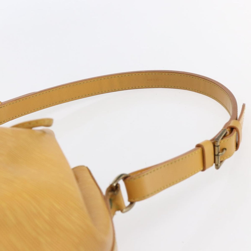 Louis Vuitton Petit Noe Handbag Epi Leather Yellow Leather Shoulder Bag Bag (Pre-Owned)