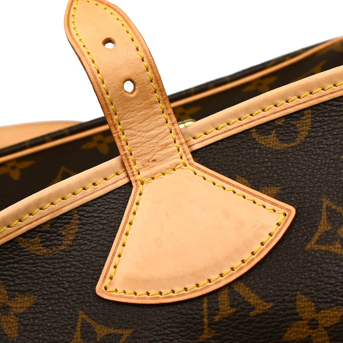 Louis Vuitton Sologne Handbag Monogram Canvas Brown Canvas Shoulder Bag Bag (Pre-Owned)