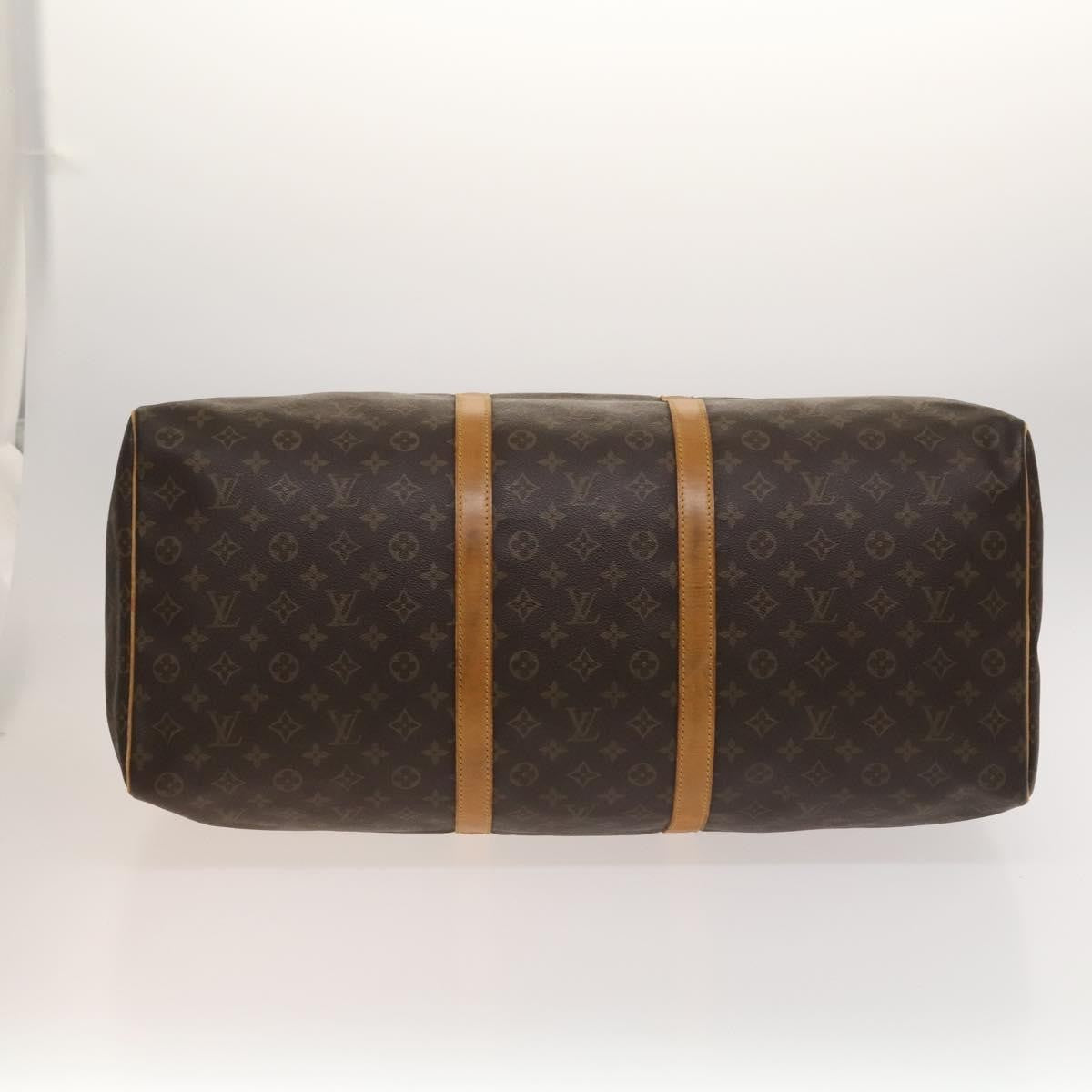 Louis Vuitton Keepall Bag Monogram Canvas Brown Canvas Travel Bag Bag (Pre-Owned)