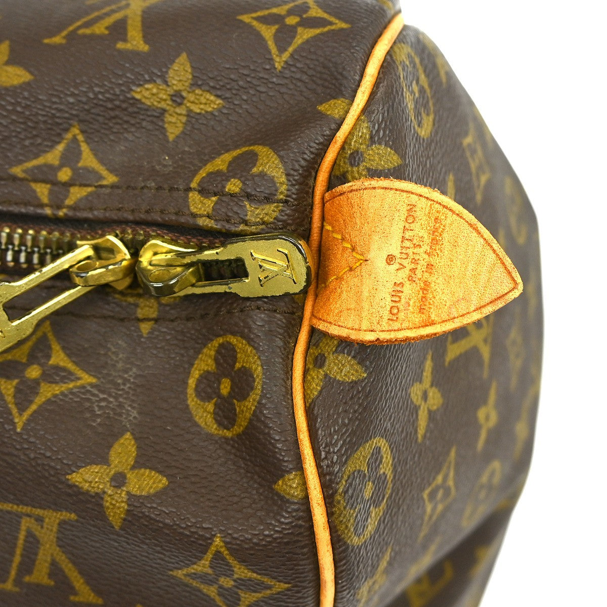 Louis Vuitton Keepall Bag Monogram Canvas Brown Canvas Travel Bag Bag (Pre-Owned)